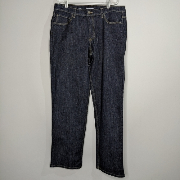 Sonoma The Everyday Jean Relaxed Fit blue jean 36/34 - Picture 2 of 11